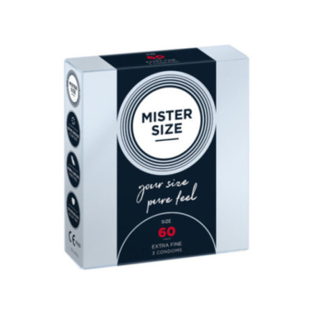 MISTER SIZE - PRESERVATIVO TAGLIA XL 60 MM (3 UNITÀ)