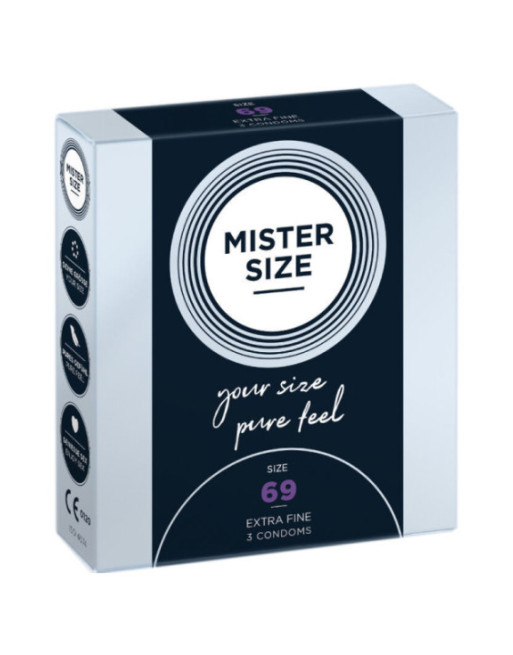 MISTER SIZE - PRESERVATIVI TAGLIA XXXL 69 MM (3 UNITÀ)