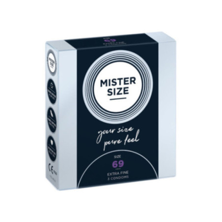 MISTER SIZE - PRESERVATIVI TAGLIA XXXL 69 MM (3 UNITÀ)