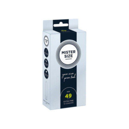 MISTER SIZE - PRESERVATIVO TAGLIA S 49 MM (10 UNITÀ)
