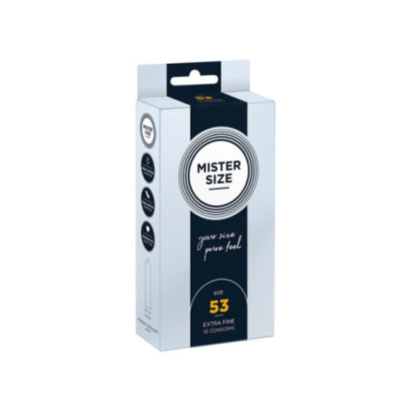 MISTER SIZE - PRESERVATIVO TAGLIA M 53 MM (10 UNITÀ)