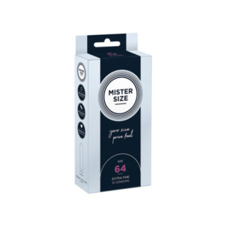 MISTER SIZE - PRESERVATIVI TAGLIA XXL 64 MM (10 UNITÀ)