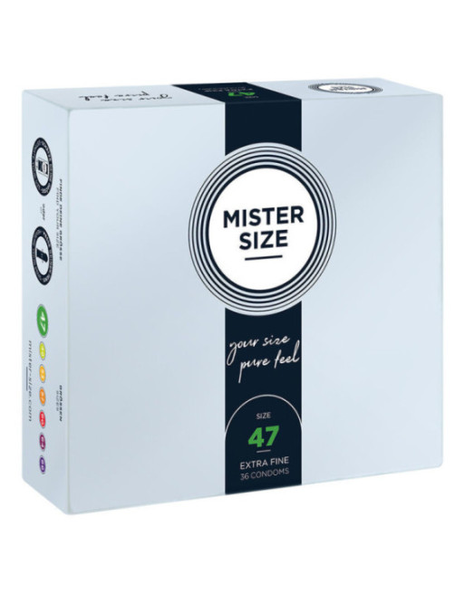 MISTER SIZE - PRESERVATIVI TAGLIA XS 47 MM (36 UNITÀ)