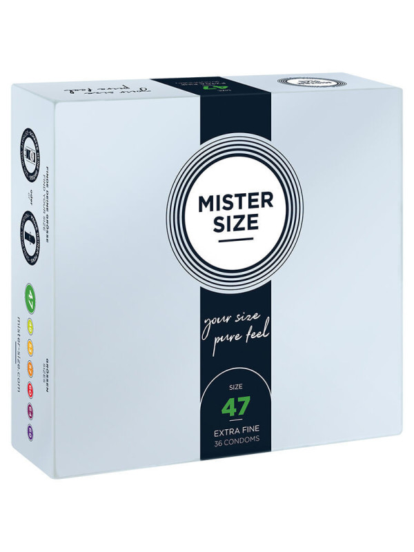 MISTER SIZE - PRESERVATIVI TAGLIA XS 47 MM (36 UNITÀ)