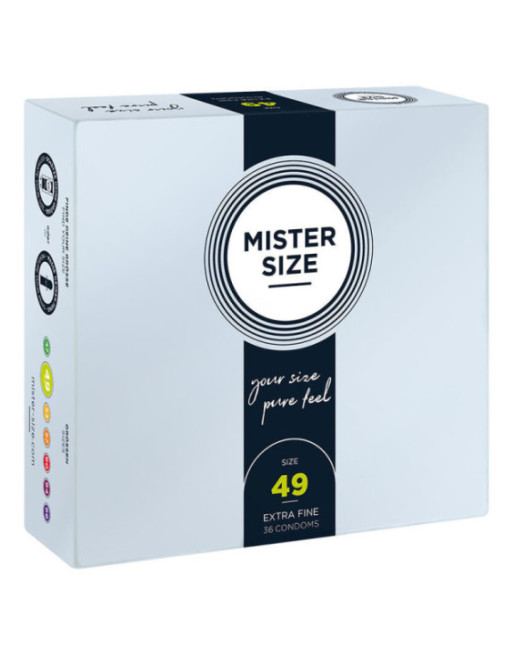 MISTER SIZE - PRESERVATIVO TAGLIA S 49 MM (36 UNITÀ)