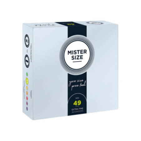 MISTER SIZE - PRESERVATIVO TAGLIA S 49 MM (36 UNITÀ)