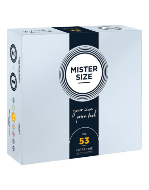MISTER SIZE - PRESERVATIVO TAGLIA M 53 MM (36 UNITÀ)