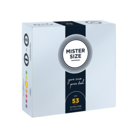 MISTER SIZE - PRESERVATIVO TAGLIA M 53 MM (36 UNITÀ)