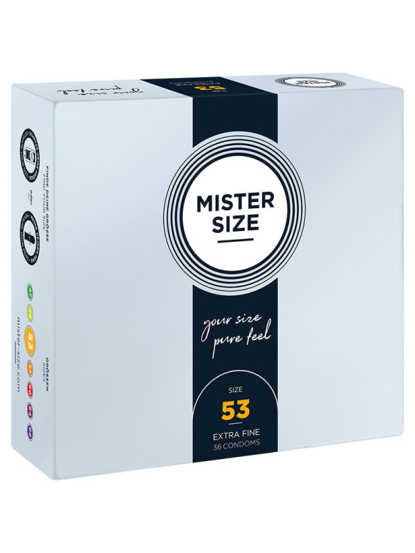 MISTER SIZE - PRESERVATIVO TAGLIA M 53 MM (36 UNITÀ)