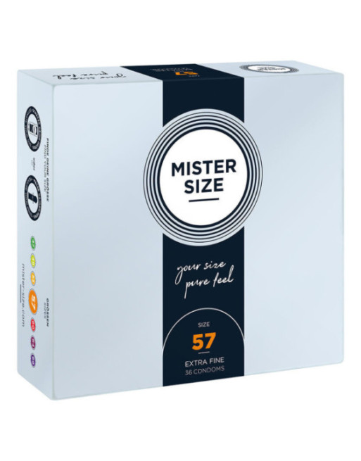 MISTER SIZE - PRESERVATIVO TAGLIA L 57 MM (36 UNITÀ)