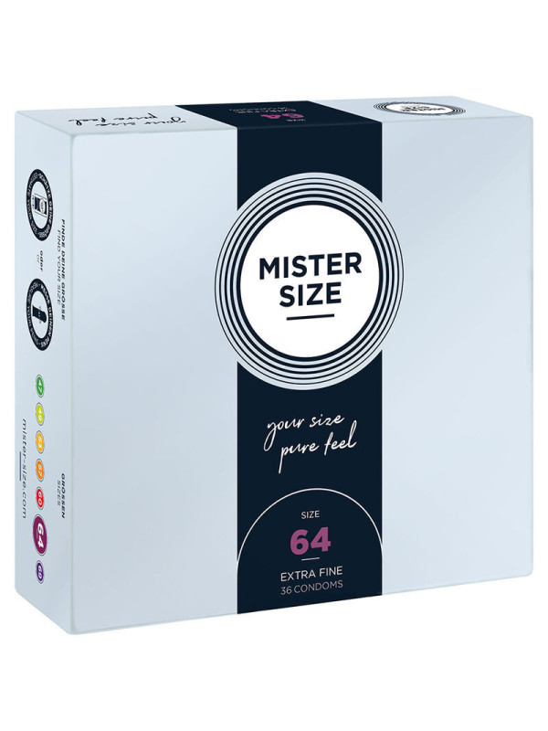 MISTER SIZE - PRESERVATIVI TAGLIA XXL 64 MM (36 UNITÀ)