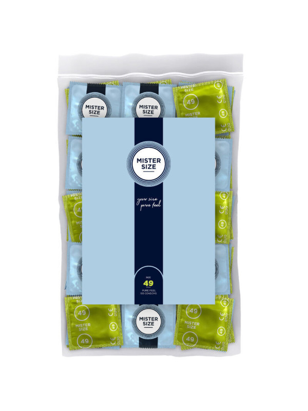 MISTER SIZE - PRESERVATIVO TAGLIA S 49 MM (100 UNITÀ)