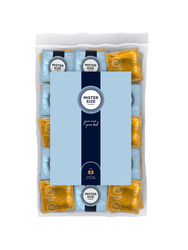 MISTER SIZE - PRESERVATIVO TAGLIA M 53 MM (100 UNITÀ)