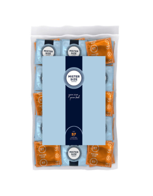 MISTER SIZE - PRESERVATIVO TAGLIA L 57 MM (100 UNITÀ)