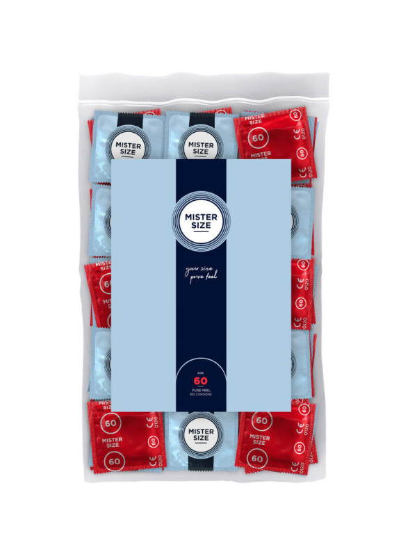 MISTER SIZE - PRESERVATIVO TAGLIA XL 60 MM (100 UNITÀ)