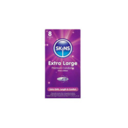 SKINS - PRESERVATIVI EXTRA LARGE PREMIUM CONFEZIONE DA 8