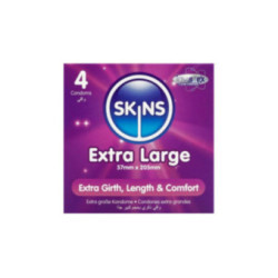 SKINS - PRESERVATIVI EXTRA LARGE PREMIUM CONFEZIONE DA 4