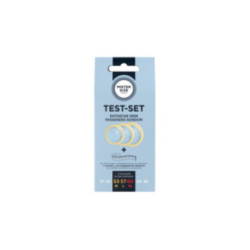 MISTER SIZE - SET DI PROVA 3 PRESERVATIVI DI MISURE DIVERSE + METRO A NASTRO