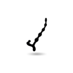 ADDICTED TOYS - SFERE ANAL 22 CM NERO