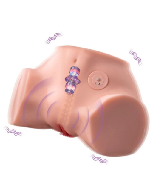 XISE - FENNIE SHAKING MASTURBATORE MULTIPOSIZIONE REALISTICO PER VAGINA E ANO CON VIBRAZIONE