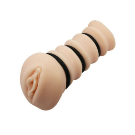 CRAZY BULL - MASTURBADOR CON ANELLI VAGINA MODELLO 2