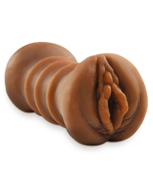 FETISH FANTASY EXTREME - MASTURBATORE REALISTICO A DOPPIA ENTRATA VAGINA E ANO MARRONE