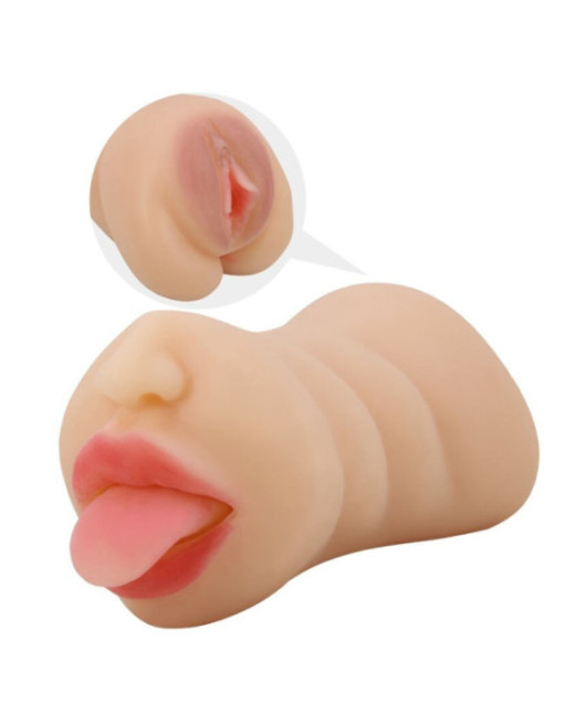 CRAZY BULL - MASTUBADOR A FORMA DI SARAH VAGINA DOPPIA ENTRATA