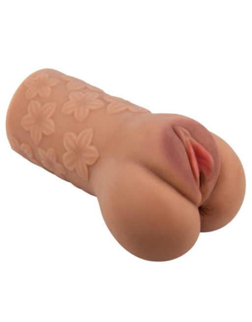 CRAZY BULL - VAGINA E ANO SCARLATTO DESIGN CON FIORI CARNE