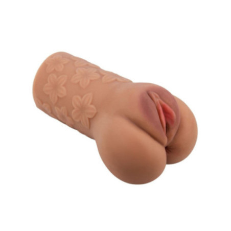 CRAZY BULL - VAGINA E ANO SCARLATTO DESIGN CON FIORI CARNE