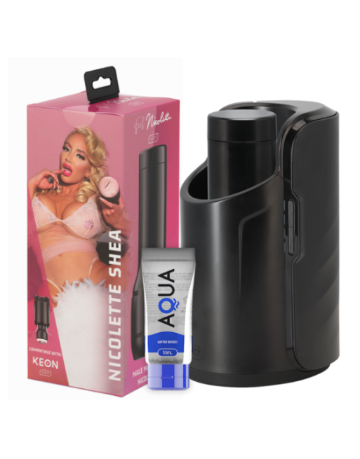 KIIROO - KEON + FEEL NICOLETTE SHEA STROKER + LUBRIFICANTE DI QUALIT AQUA 50 ML