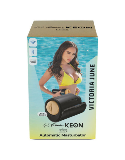 KIIROO - KEON WIFI COMBO VICTORIA JUNE MASTURBATORE AUTOMATICO + FEEL STROKER