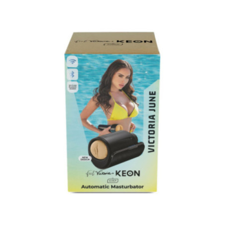 KIIROO - KEON WIFI COMBO VICTORIA JUNE MASTURBATORE AUTOMATICO + FEEL STROKER
