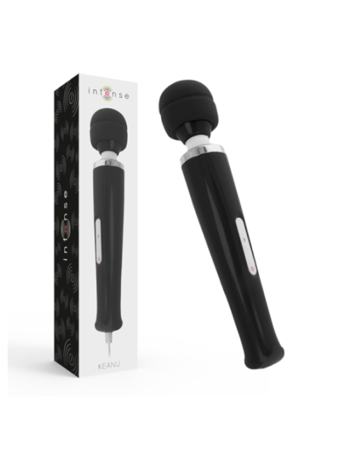 INTENSE - MASSAGGIATORE NERO KEANU WAND