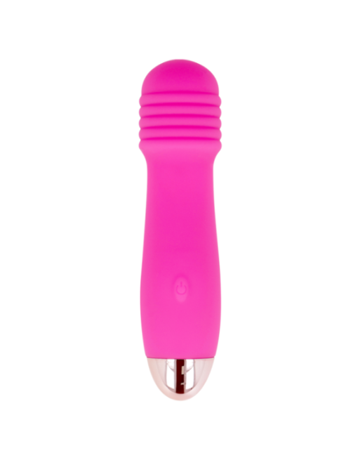 DOLCE VITA - VIBRATORE RICARICABILE TRE ROSA 7 VELOCITÀ