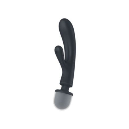 SATISFYER - MASSAGGIATORE VIBRATORE CONIGLIO TRIPLE LOVER GRIGIO
