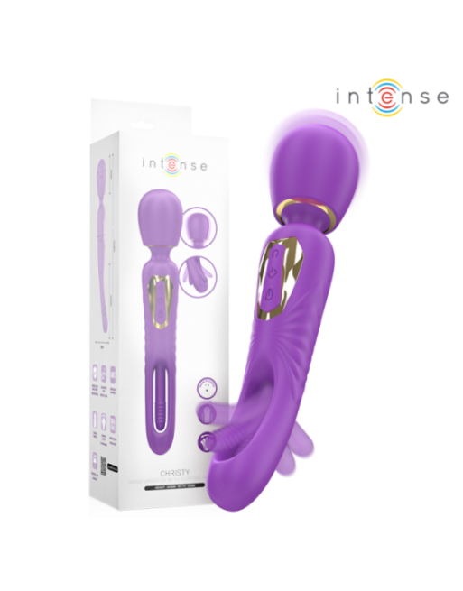 INTENSE - BACCHETTA VIBRANTE CHRISTY CON LINGUA MOBILE