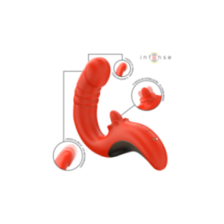 INTENSE - PAULINA VIBRATORE E STIMOLATORE A FORMA DI U ROSSO