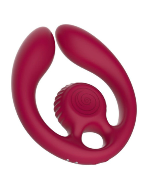 SNAIL VIBE - GIZI DUO STIMOLATORE DI COPPIA TELECOMANDO BORDEAUX