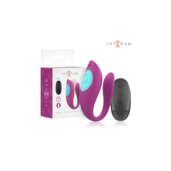 INTENSE - ANNIE VIBRATORE E STIMOLATORE A FORMA DI U TELECOMANDO VIOLA