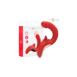 INTENSE - PAULINA VIBRATORE E STIMOLATORE A FORMA DI U ROSSO