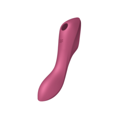 SATISFYER - VIBRATORE CURVY TRINITY 3 AIR PULSE ROSSO