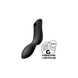 SATISFYER - VIBRATORE CURVY TRINITY 2 AIR PULSE NERO