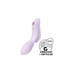 SATISFYER - VIBRATORE CURVY TRINITY 2 AIR PULSE VIOLA