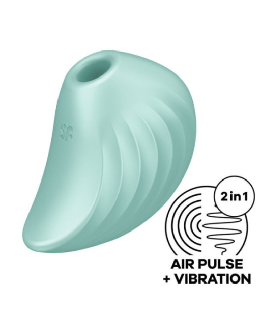 SATISFYER - PEARL DIVER STIMULATOR UND VIBRATOR GRÜN