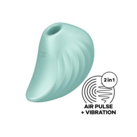 SATISFYER - PEARL DIVER STIMULATOR UND VIBRATOR GRÜN