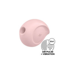 SATISFYER - STIMOLATORE DI IMPULSI D'ARIA SUGAR RUSH E VIBRATORE ROSA