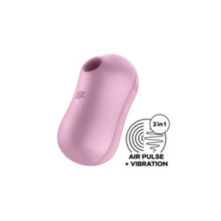 SATISFYER - STIMOLATORE E VIBRATORE D'ARIA PER ZUCCHERO COTONE LILLA