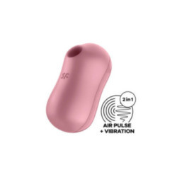 SATISFYER - STIMOLATORE E VIBRATORE D'ARIA PER ZUCCHERO DI COTONE ROSA
