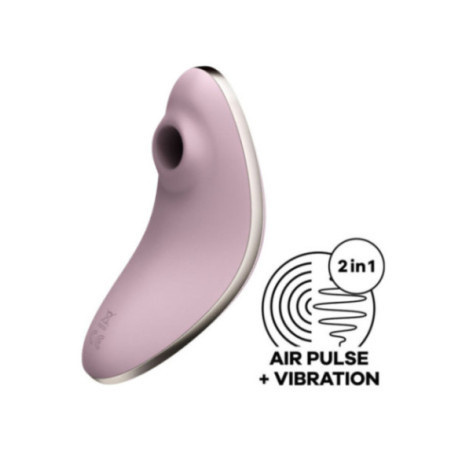 SATISFYER - VULVA LOVER 1 STIMOLATORE E VIBRATORE A IMPULSI D'ARIA VIOLA