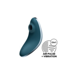 SATISFYER - VULVA LOVER 1 STIMOLATORE E VIBRATORE A IMPULSI D'ARIA BLU